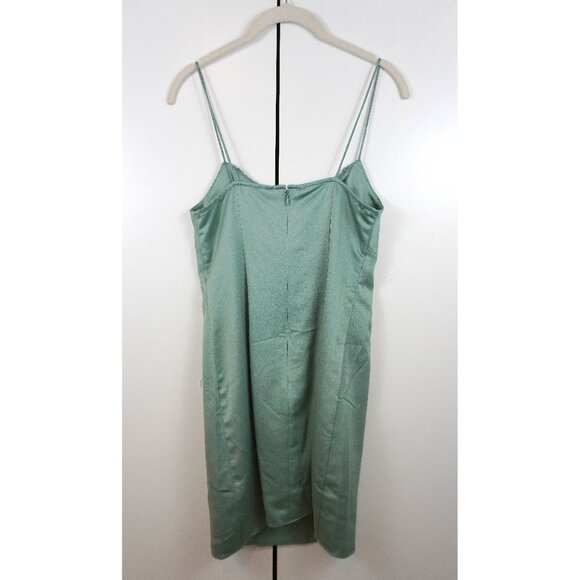 NWT Topshop Gathered Bust Slip Dress in Seafoam Green - Picture 11 of 12